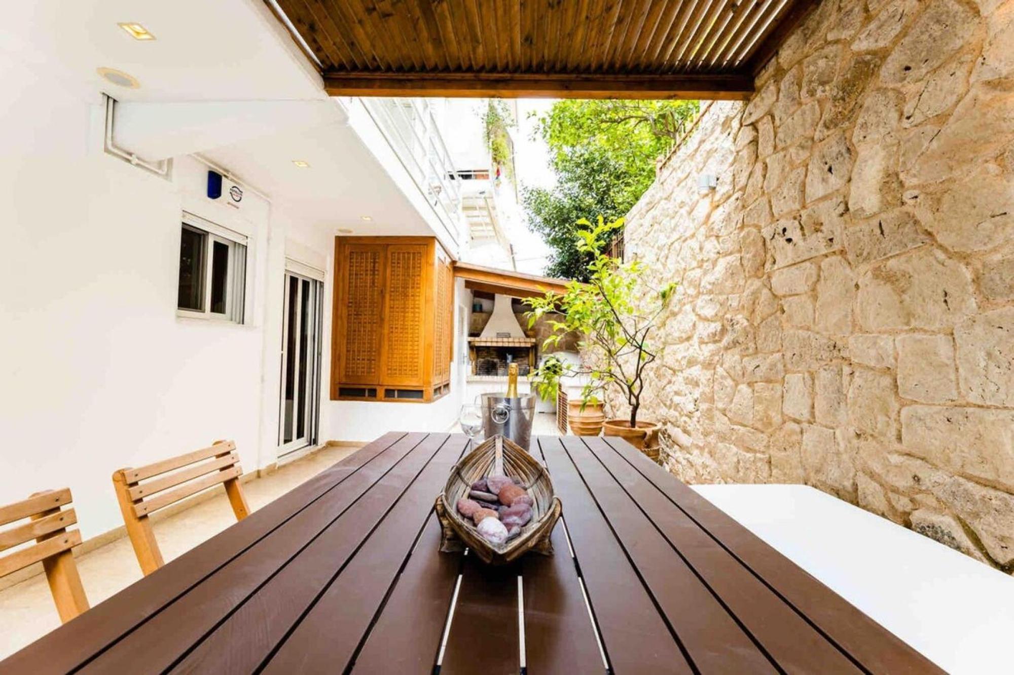 Ferienwohnung The Garden House At Alimos Athen Exterior foto